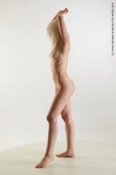 Nude Woman White Standing poses - ALL Slim medium blond Standing poses - simple Standard Photoshoot Pinup